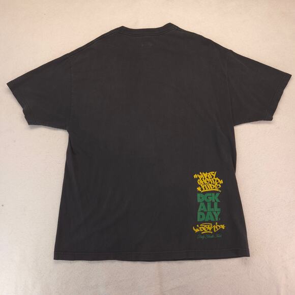 The Kayo Corp Smokin Super Chronic Crew Neck Graphic T Shirt Mens Size XL Black - Picture 9 of 9